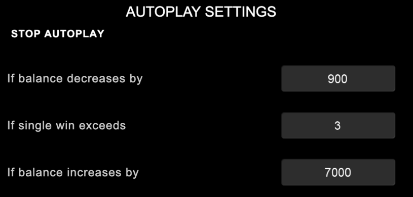 Autoplay-Einstellungen
